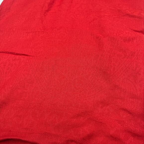 Two Pashmina Scarfs Red & Cream - Picture 9 of 9